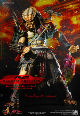 Perfect Hot Toys 1/6 Acs001 Avp Samurai Predator In Stock New | eBay