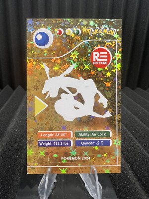 Rayquaza #384 - Pokedex Black Kanto 2024 - Pokemon Card NM