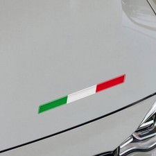 2PCS 3D Italy Flag Sticker Car Motorcycle Badge Emblem Decal Stickers Universal