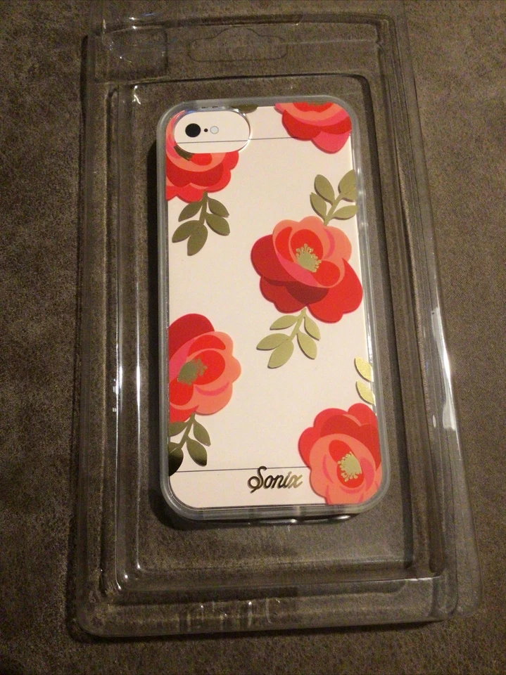 Funda protectora transparente Sonix para Apple iPhone 5 5S SE - Rosalie Roses Foto 3 de 4
