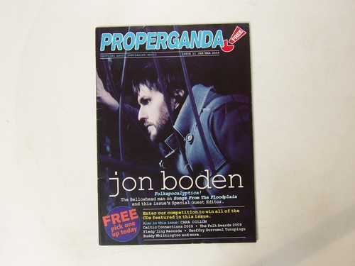 Properganda: #11 Jan/Mar 2009 Jon Boden / Cara Dillon