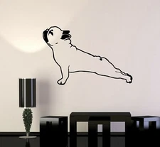 Wall Decal Dog Bulldog Pet Animal Friend Cheerful Vinyl Sticker (ed1424)