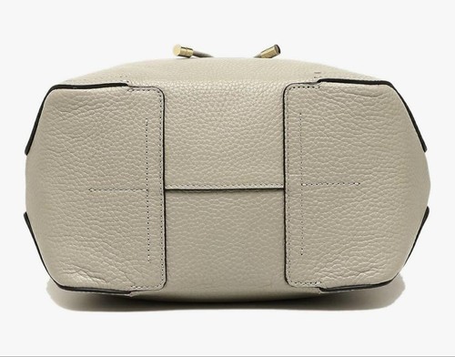 FURLA 2-Way Shoulder Bag Handbag Greige Used Excellent Condition - Picture 12 of 12