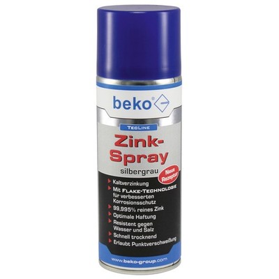 TecLine Zink-Spray Kaltverzinkung Korrosionsschutz gegenüber Zinkstaub 400 ml