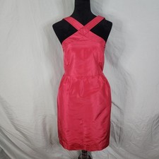 J.CREW Size 6 Pink Silk Taffeta Whitley Wedding Collection Formal Prom Dress Pkt