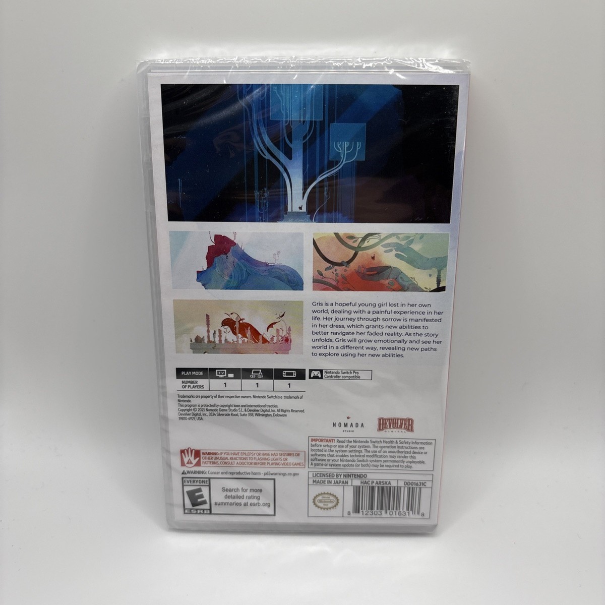 Gris (Nintendo Switch, 2021) for sale online | eBay