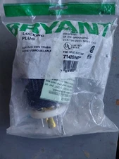 Bryant Plug 71420NP 20A Locking Connector 3P 4W 125/250VAC L14-20 BK/WT TechSpec