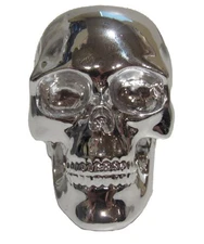 NEW CHROME SKULL SHIFT KNOB COLLECTIBLE AMERICA RACE SHIFTER 6SPEED GAS OIL DRAG
