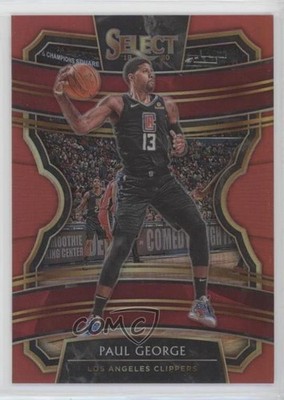 2019-20 Panini Select Concourse Red Prizm 163/199 Paul George #99 6k8