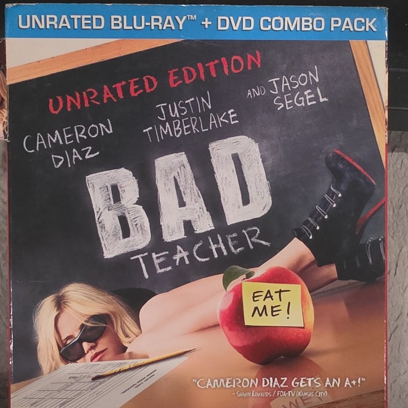 Bad Teacher Unrated Edition Blu-ray/DVD Combo Pack Comedy Movie (2011)