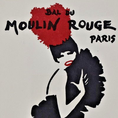1992 Bal Du Moulin Rouge 82 Drink Menu Boulevard de Clichy Paris France