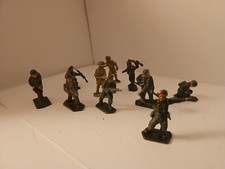 10 x LONE STAR TOYS~1960's~AXIS & ALLIES SOLDIERS~HARVEY SERIES~PLASTIC 60mm