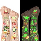260 Styles Luminous Christmas Tattoos Party Favors for Kids, Christmas Goodie Ba