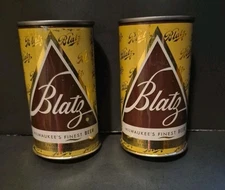 1950's Blatz Flat Top Beer Cans (2)
