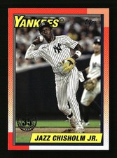 2025 Topps BASEBALL Jazz Chisholm Jr. #T90-99 1990 Topps 35th Anniversary