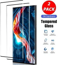 2X Tempered Glass Screen Protector For Samsung Galaxy S24 S23 S22 S20 PLUS ULTRA