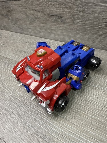 Transformers Armada Optimus Prime Cab Powerlinx ultra Incomplete 2002 - Picture 10 of 11