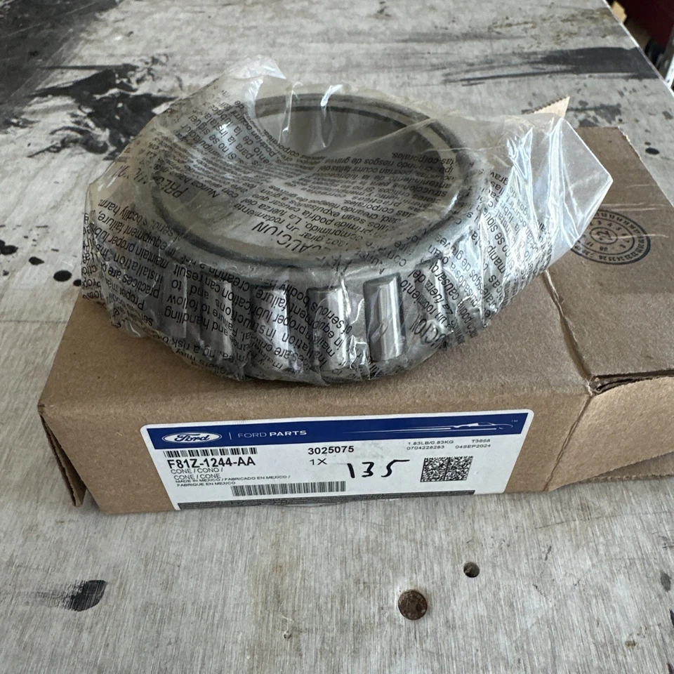 Original OEM Ford 1999-2016 F-250 Super Duty cono y rodamiento de rodillos F81Z1244AA Foto 3 de 3