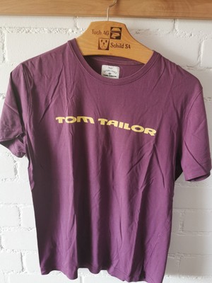 Tom Tailor Established 1962 T-Shirt Größe S lila gelb TOP!
