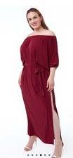 Goddiva plus Size on Off Shoulder Dress Size 18-20 cruise occasion