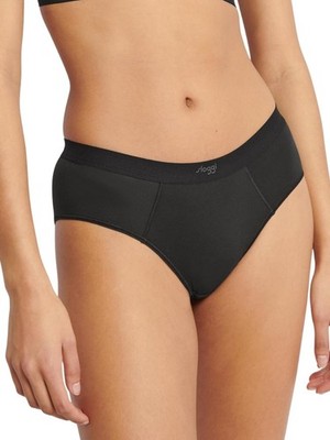 Sloggi Hipster Damen M Schwarz Ever Ease Unterwäsche Baumwolle