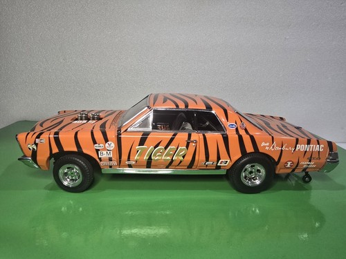 Danbury Mint 1965 Pontiac GTO "Tiger" Gasser 1:25 Black/Orange No Box/