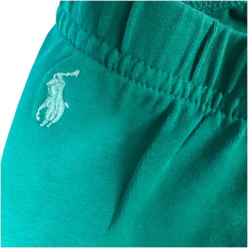Polo Ralph Lauren Girls Green Shorts Stretch Tie Dye Hombre Logo Size 4T NWT - Picture 4 of 6