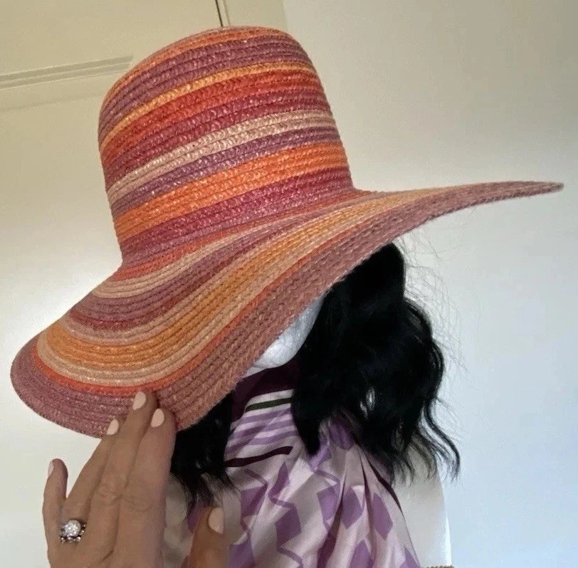 Sun Hat Colorful Nordstrom Summer Hat Made In Italy Floppy Wide Brim