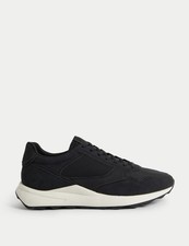 Marks & Spencer Mens Black Low-tops Trainers - M&S