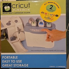 Cricut Jukebox Cartouche Rangement avec 2 Cartouches, Modèle 29-0647