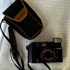 Canon Sure Shot Auto Focus 35mm Point Shot Film Camera Case FOR PARTS