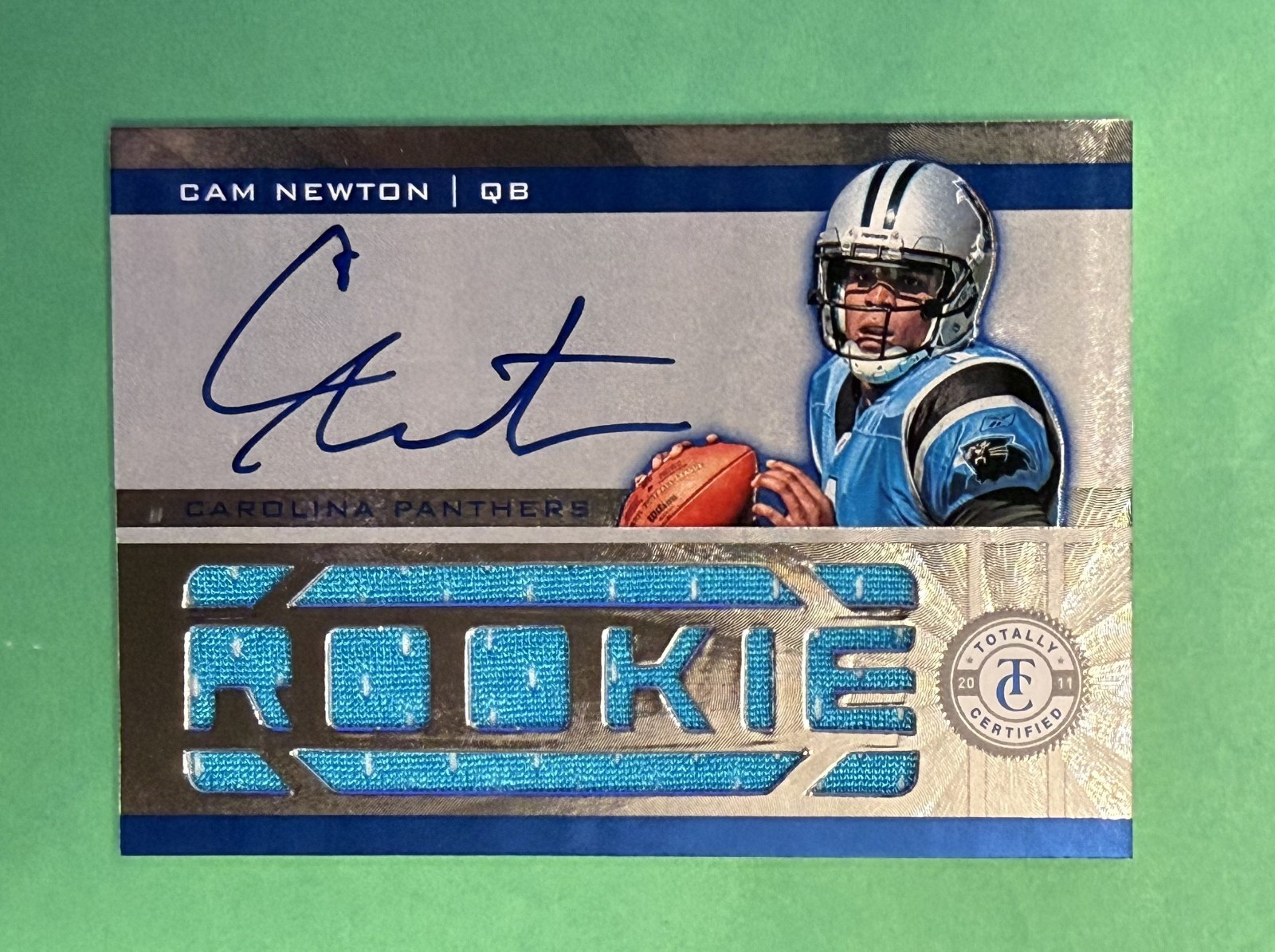 Cam Newton Panini Totally Certified #207 Autograph
