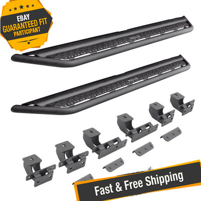 Go Rhino D64129T Dominator Xtreme D6 Side Steps for 2021-2024 Ford Bronco 4-Door