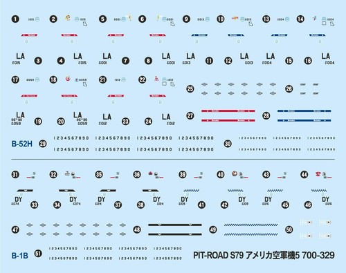 US Air Force Aircraft Set 5 modelli in plastica S79 - Foto 7 di 7