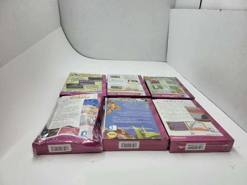 6 NEW Sega Game Gear Games  Aladdin,Jungle Book,Lion King,Battletank,Ceasars #G1 - Image 3 of 4