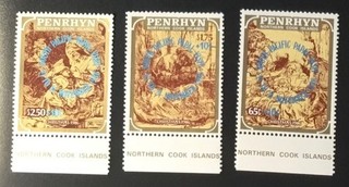 Penrhyn set MNH 966