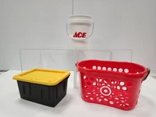 Ace Hardware Mini Bucket Teeny Tote & Target Mini Basket 3 Pk