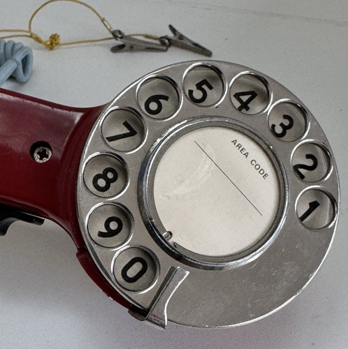 Vintage Melbourne Postal Workshop Linesman Test Telephone Phone Buttinski Red - Picture 4 of 5