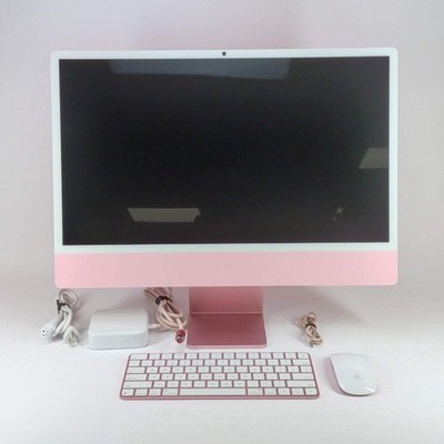 2024 Apple iMac 24'' M4 8 Core 4.5GHz 16GB RAM 256GB SSD Pink MWUG3LL/A
