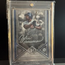 2019 Topps Museum Collection Framed Andre Dawson Silver Auto /15 