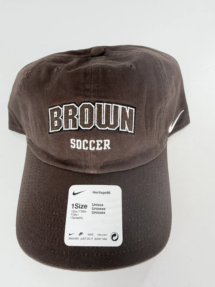 Nike Brown University Bears Soccer Mens Heritage86 Campus Cap Hat New OSFM - Image 2 of 4
