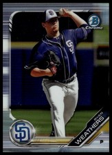 2019 Bowman Draft Ryan Weathers #BDC-107 Chrome Refractor