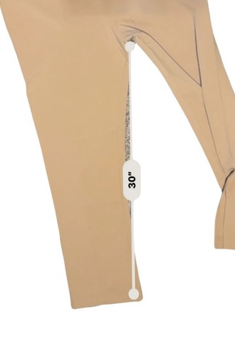 Pantalones Jason Wu para mujer color tostado pierna recta lateral dividido L nuevos con etiquetas - Imagen 4 de 7