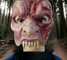 Creepy Monster Scar Wrinkle Face Skin Mask Party Horror Realistic Monster Terror
