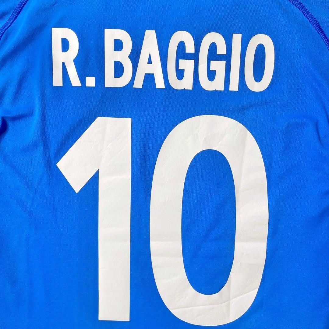 2002イタリア代表レプリカユニフォーム Kappa R. Baggio 10番 Roberto Baggio Italy 2002-2003 Kappa Home Jersey #10 Size XL Free