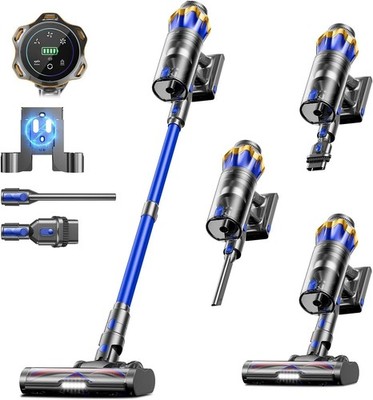 650W 55KPA Cordless Stick Vac 70Min Touch Screen
