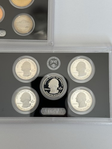 2011 Silver Proof Set 90% Coin United States Mint 50C 25C Uncirculated US - 第 10/12 張圖片