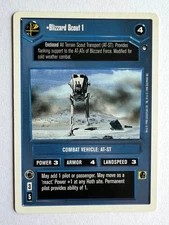 Star Wars CCG - Hoth - Blizzard Scout 1 - Revised Unlimited - WB - LP/NM