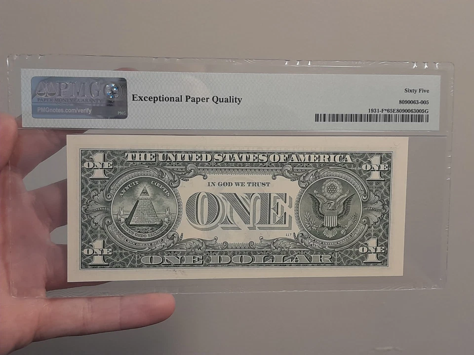 2003 A $1 Federal Reserve Star Note Atlanta PMG 64 EPQ - Image 3 of 4