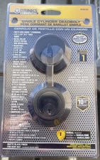 BRINKS COMMERCIAL Matte Black Single Cylinder Deadbolt BC40130 Grade 1